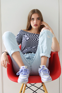 model Nina uit Kortenberg (Vlaams Brabant)