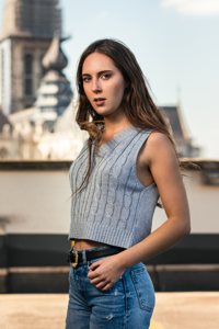 model Tatjana Kouzovkov uit Gent (Oost-Vlaanderen)