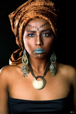 Auteur fotograaf Sheep Photography - Model Samentha  - African style Mua Patricia Dream Visagie