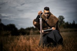 Auteur fotograaf Claus - model Ali. Viking thema , The 13th warrior