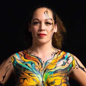 Auteur fotograaf Rien de Jager - Priscilla - bodypaint