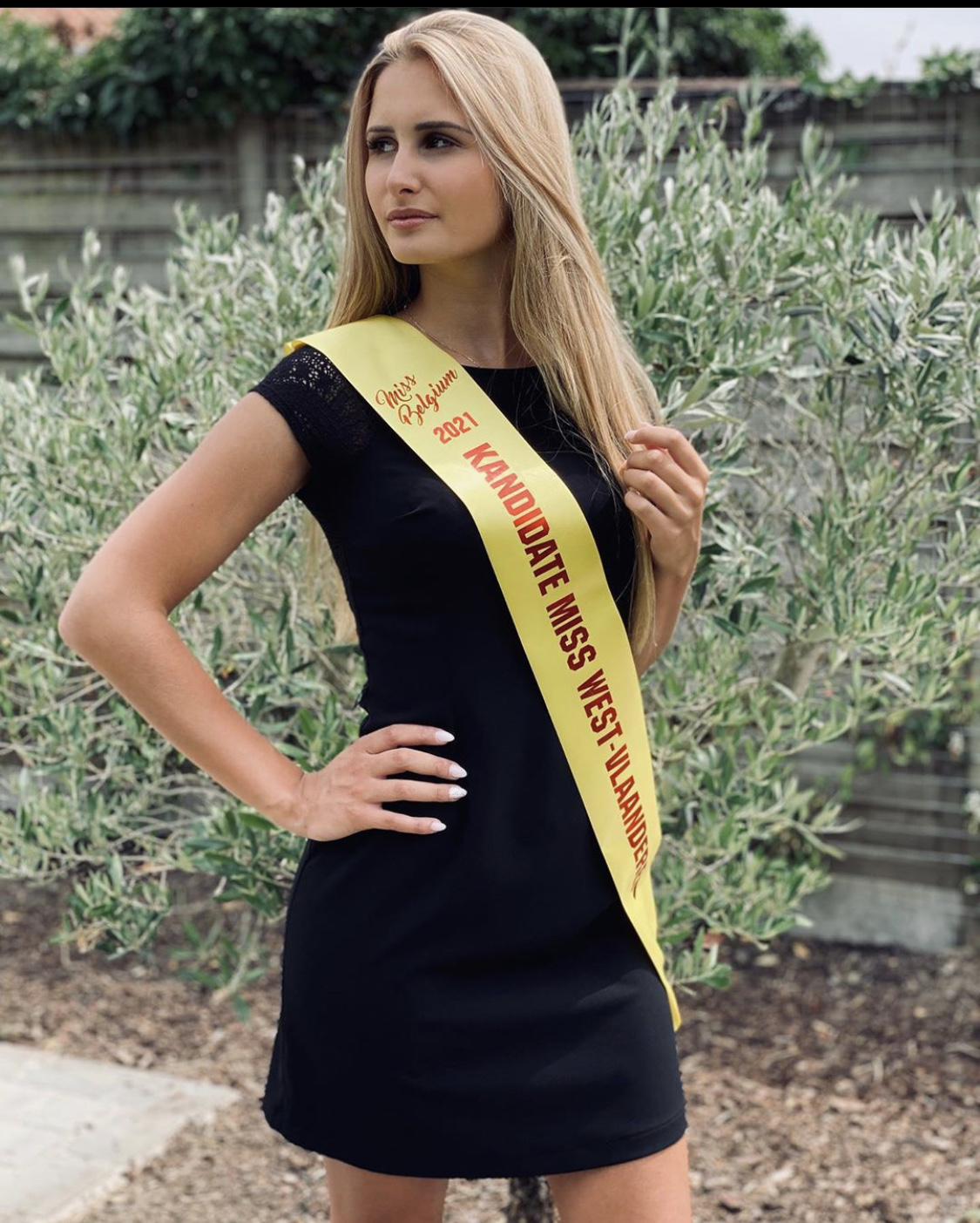 Miss België kandidate Michèle De Bouverie