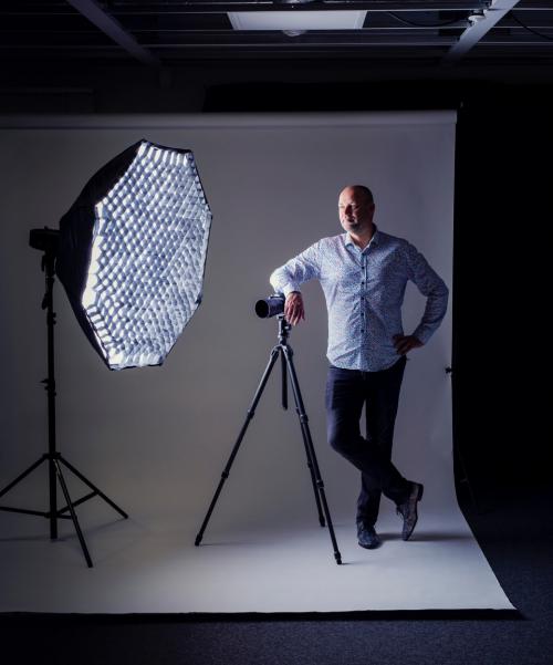 Auteur fotograaf Marcel Witte - Ik in mijn eigen studio