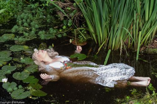 Auteur fotograaf WillyKano - Rosa Black as Ophelia/Millet