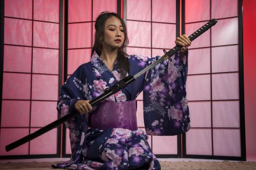 Auteur fotograaf Claus - Geisha/Samurai, model Anantyn