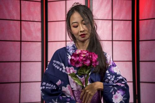 Auteur fotograaf Claus - Geisha/Samurai, model Anantyn