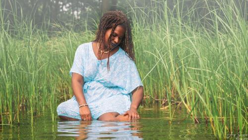 Auteur fotograaf Joep Sengers - Watershoot met Diane