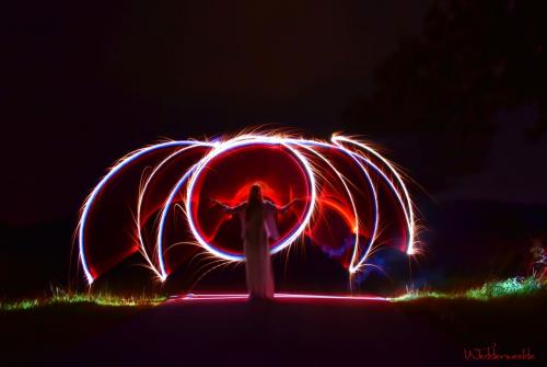 Auteur fotograaf Wedderweelde - Lightpainting