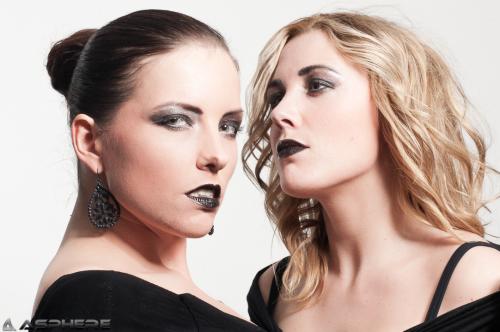 Auteur fotograaf Asphere Photography - Harde make-up duoshoot studio